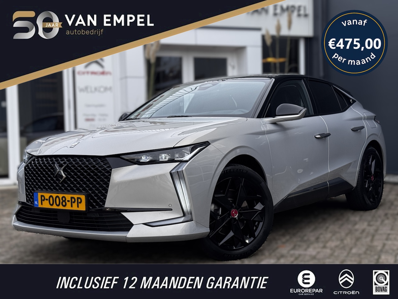 DS 4 - E-Tense Performance Line+ | Camera | Adaptive Cruise | NL-Auto | Virtual Cockpit | Leder-A - AutoWereld.nl