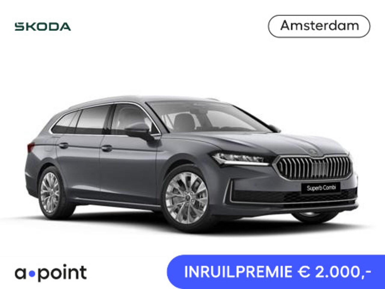 Skoda Superb Combi - Business Edition 1.5 TSI PHEV 150 kW / 204 PK Comb | Trekhaak, wegklapbaar | Chrome pakket - AutoWereld.nl