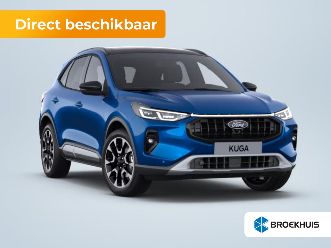 Ford Kuga - 2.5 PHEV Active X | Elektrisch glazen panorama-dak | Lichtmetalen velgen multi-spaaks 19" - AutoWereld.nl