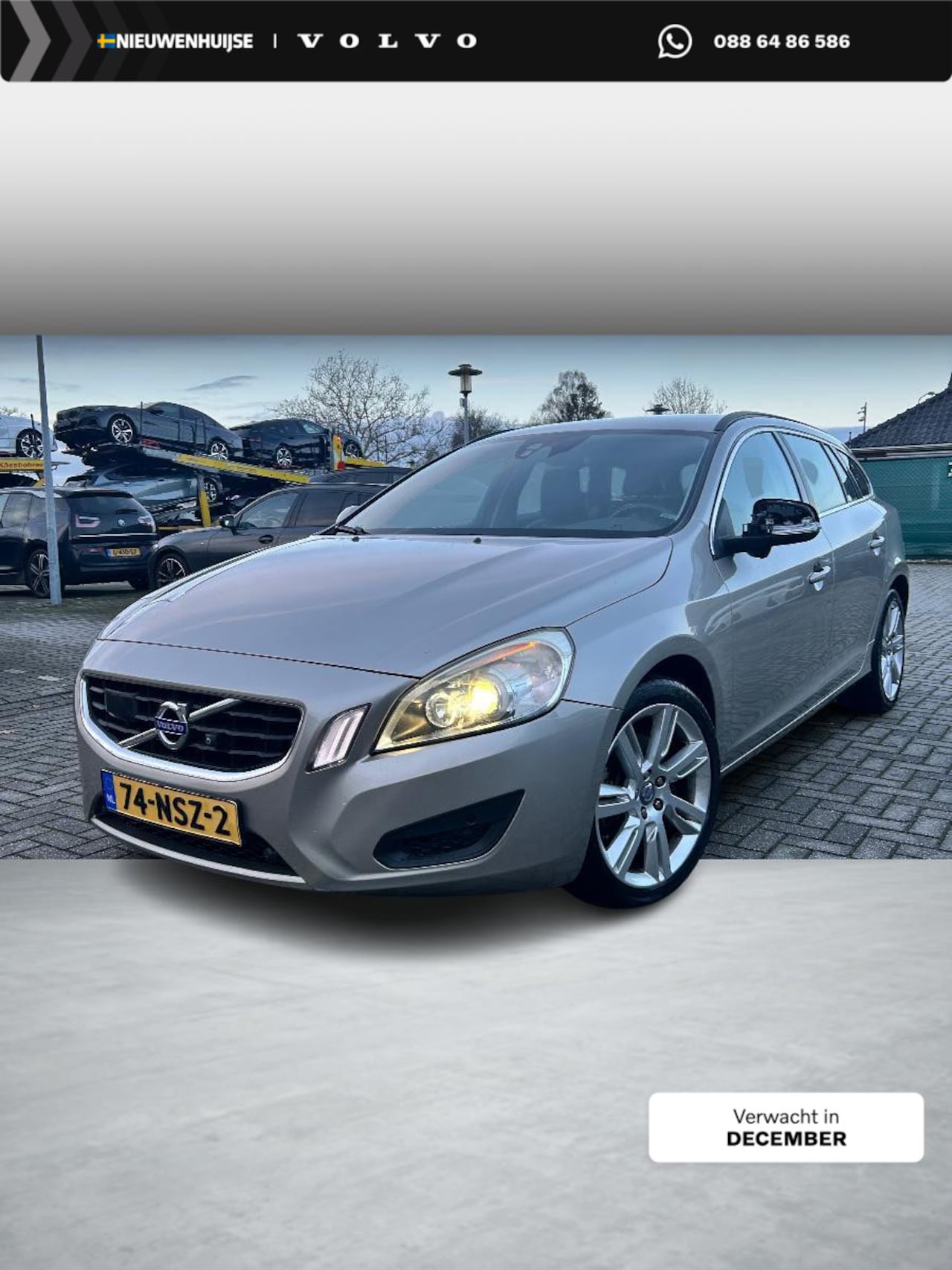 Volvo V60 - 2.0T Momentum | Youngtimer | 200PK | BLIS | Adaptieve cruise control | Climate control | B - AutoWereld.nl