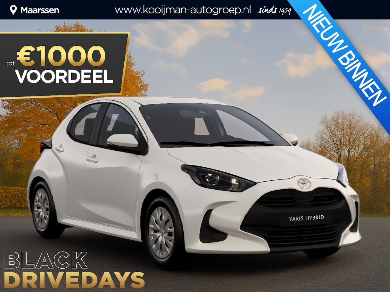 Toyota Yaris - 1.5 Hybrid 115 Comfort €25.895,- RIJKLAAR! Nu €1.000,- voordeel! Nu extra scherp geprijsd! - AutoWereld.nl
