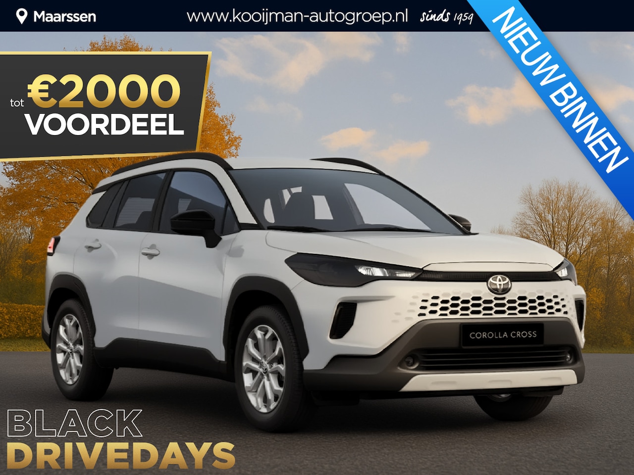 Toyota Corolla Cross - Hybrid 140 Active €37.495,- RIJKLAAR! Nu €2.000,- voordeel! Nu extra scherp geprijsd! - AutoWereld.nl