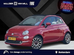 Fiat 500 C - Cabio RED 1.0 Hybrid 70pk | NAVI | CLIMA | DAB+ | 16" LM-VELGEN | APPLE CARPLAY / ANDROID