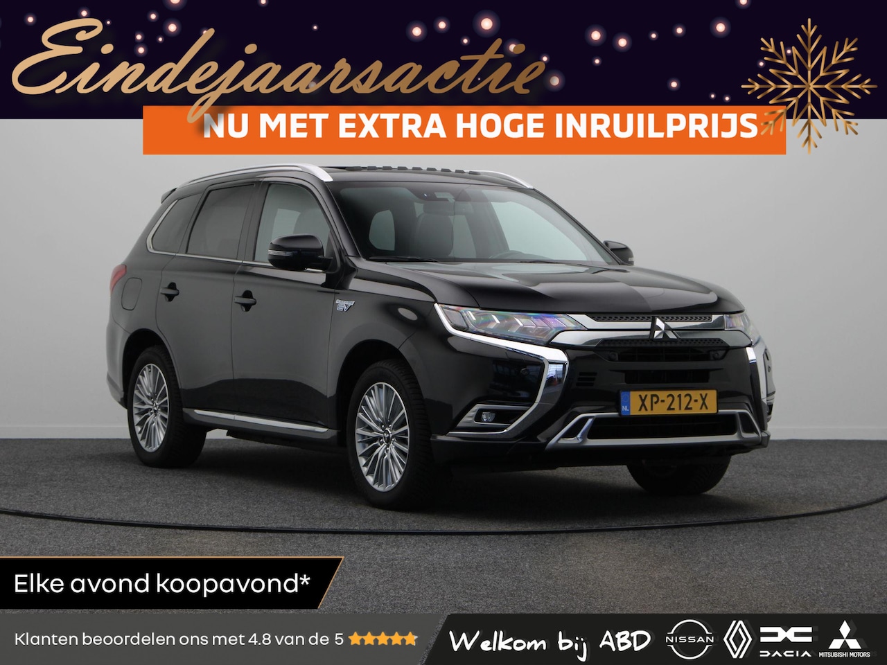 Mitsubishi Outlander - 2.4 PHEV Instyle | Lederen interieur | Trekhaak | Panoramadak | - AutoWereld.nl