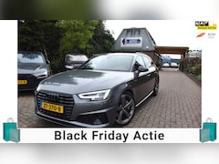 Audi A4 Avant - 45 TFSI Sport S line black edition 245 PK/ AUTOM/MHEV CRUISE NAVI AIRCO-ECC NL AUTO/LEDER/