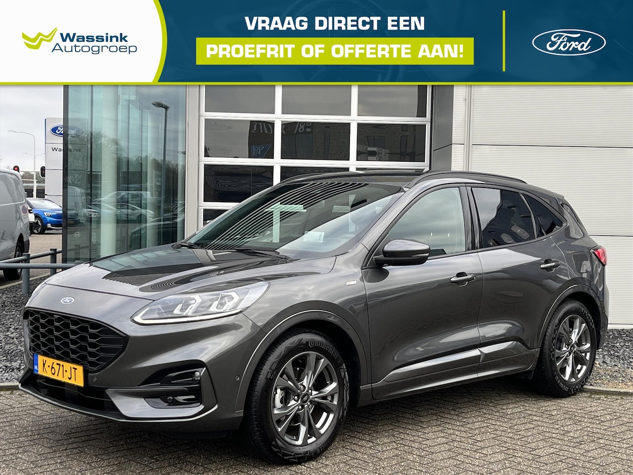 Ford Kuga - 1.5 EcoBoost 150PK 2WD ST-Line X | Winterpack voor en achter | Electrische trekhaak 1800 k - AutoWereld.nl