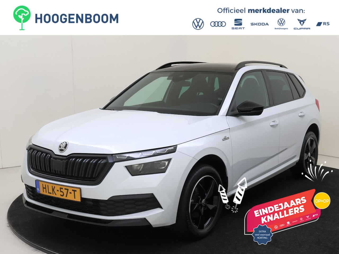 Skoda Kamiq - 1.0 TSI Monte Carlo | Panoramadak | Keyless | LED verlichting | Stoelverwarming | Achterui - AutoWereld.nl