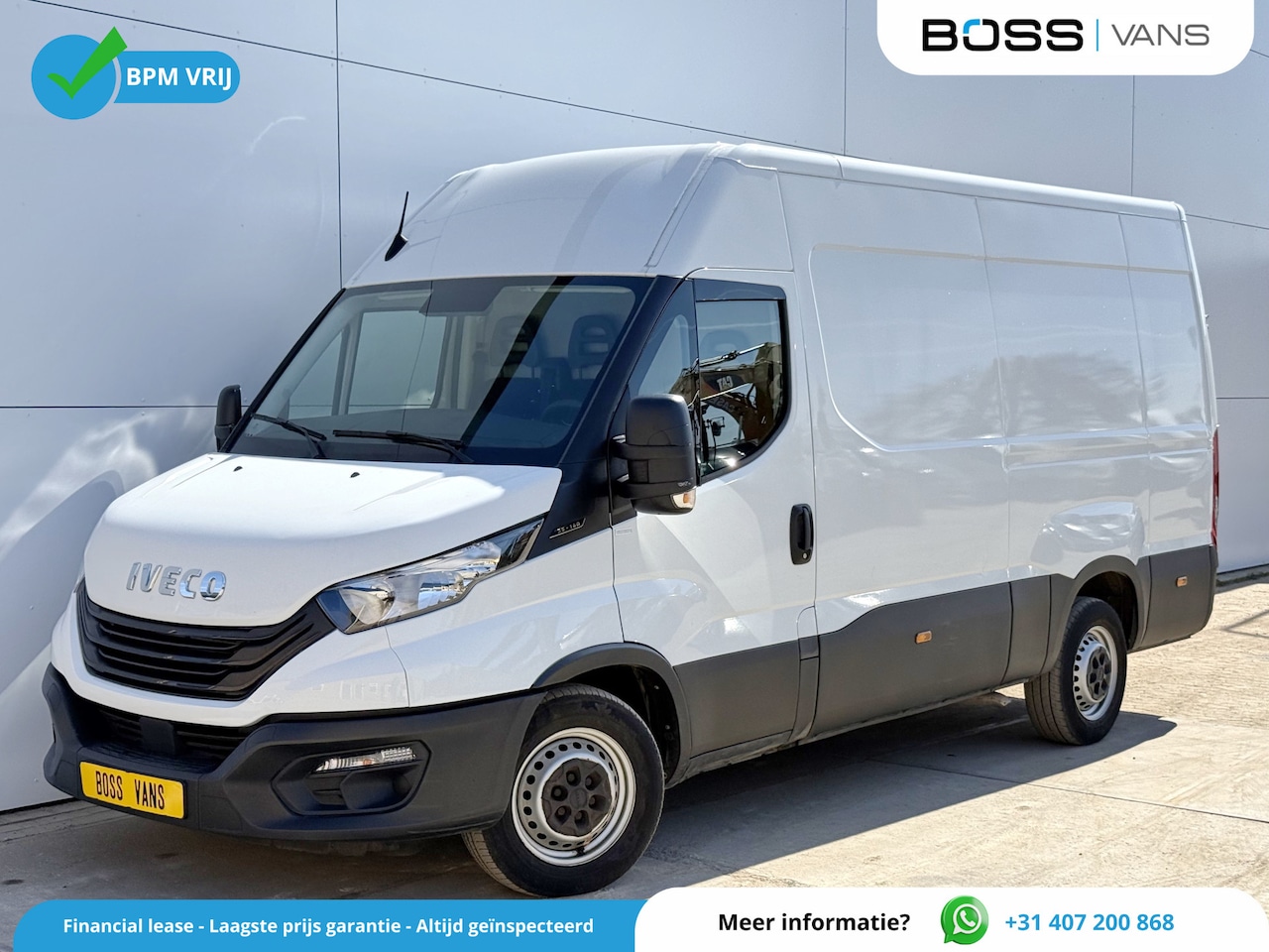 Iveco Daily - 35S14 2.3 L2H2 Airco Cruise Control 3.5t trekgewicht Lucht Geveerde Stoel Euro 6 - AutoWereld.nl