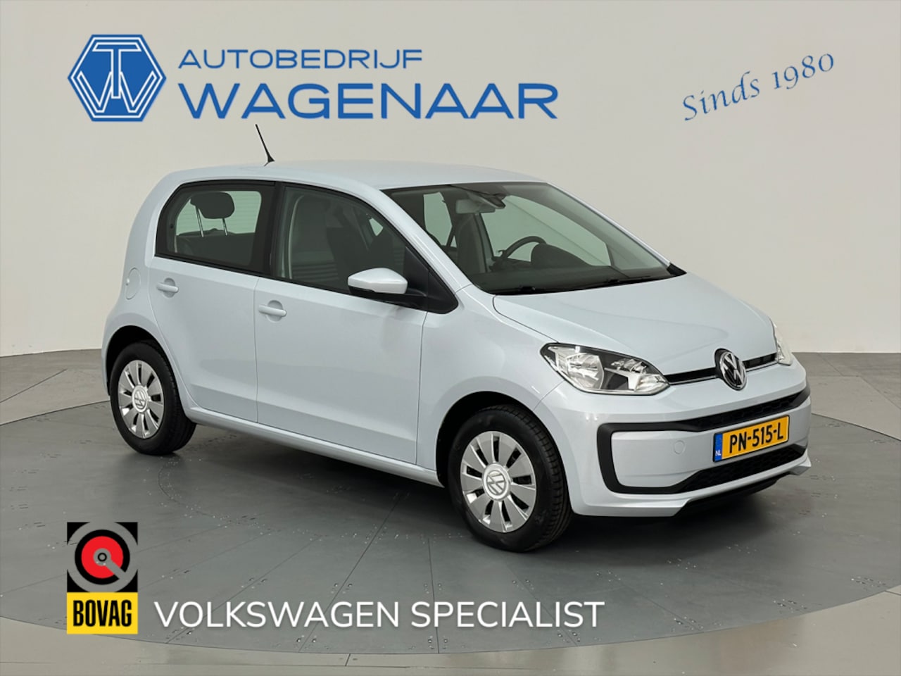 Volkswagen Up! - 1.0 BMT MOVE UP! EXECUTIVE WIT METALLIC - AutoWereld.nl