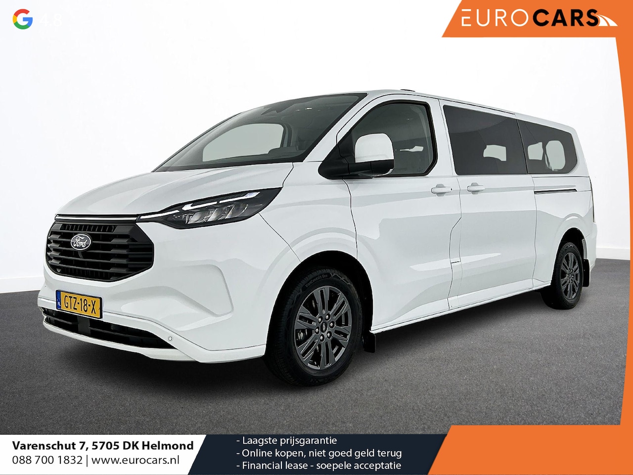 Ford Transit Custom - 340 2.5 Automaat PHEV L2H1 Limited Incl. BTW/BPM! Airco ECC 2 x Schuifdeur Asisstance Pack - AutoWereld.nl