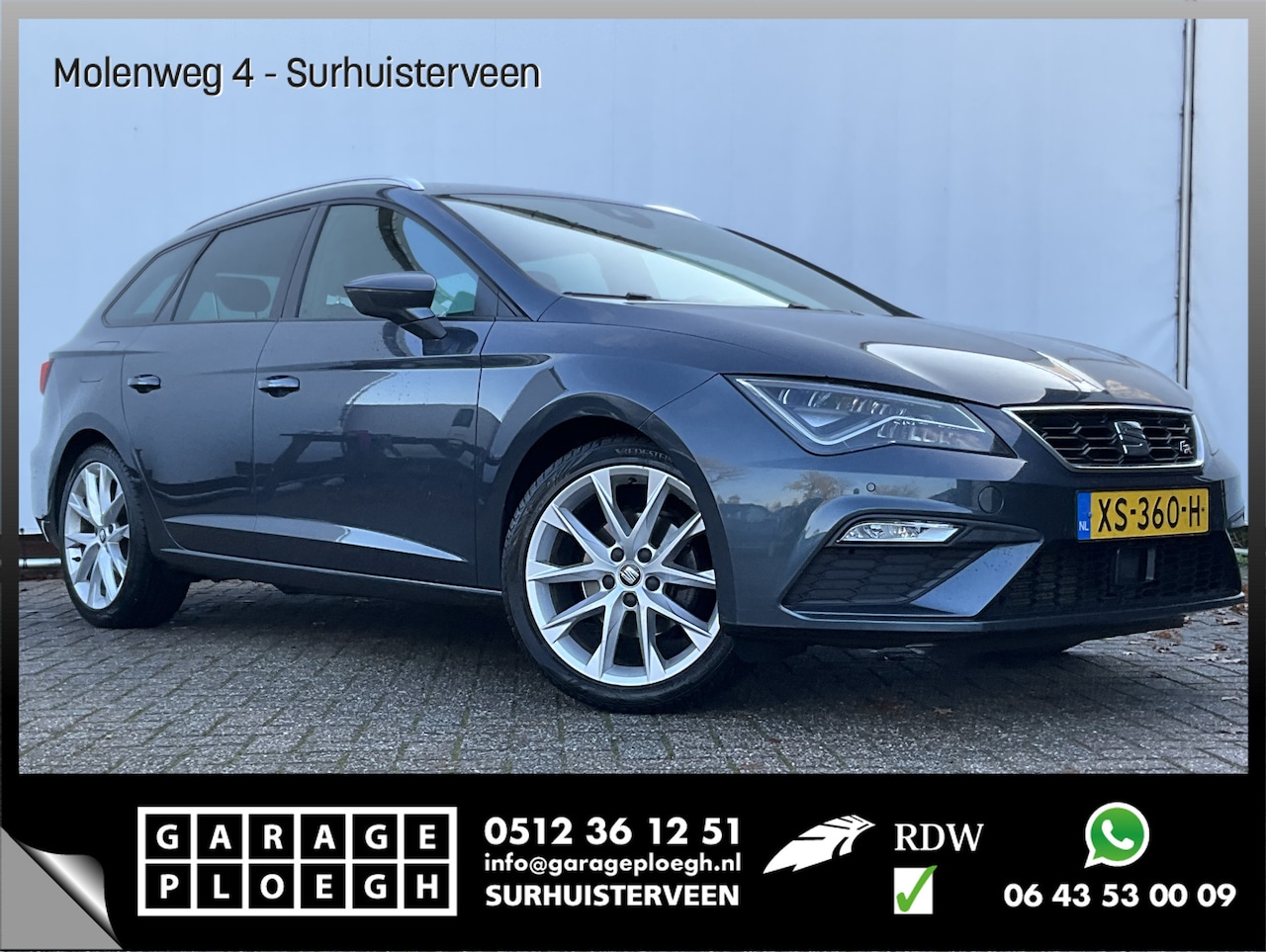 SEAT Leon ST - 1.5 TSI FR Business Intense Camera Carplay DAB Keyless Adapt.Cruise Voll.Onderhouden! - AutoWereld.nl