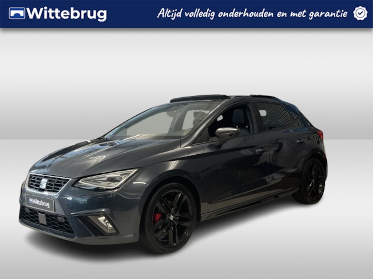 SEAT Ibiza - 1.0 EcoTSI FR Black Edition / Panorama dak / Virtual cockpit / Suedé bekleding / Keyless / - AutoWereld.nl