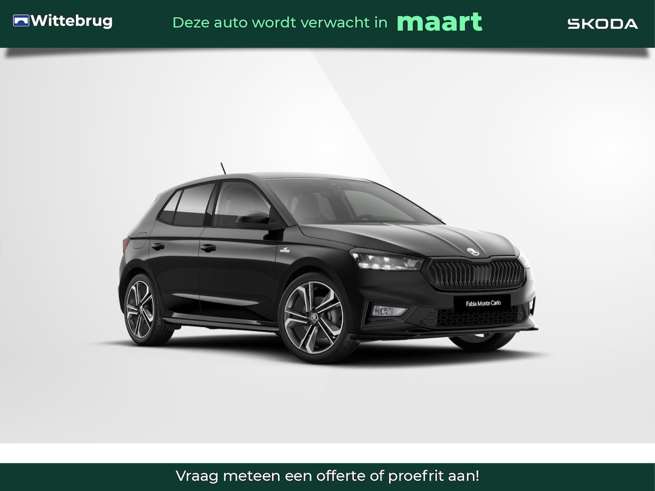 Skoda Fabia - 1.0 TSI Monte Carlo / 18" lichtmetalen velgen / verwarmbare voorstoelen / Travel assist pa - AutoWereld.nl