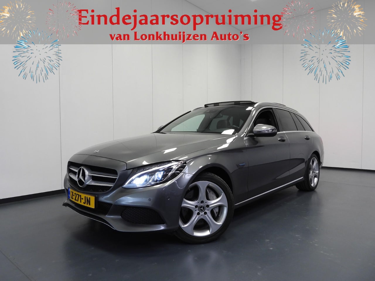 Mercedes-Benz C-klasse Estate - C350e Sport Edition Mercedes-Benz C-klasse Estate 350e Sport Edition LEER/SCHUIFDAK/LED/18 - AutoWereld.nl