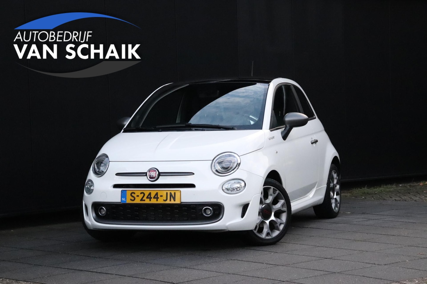 Fiat 500 - 1.0 Hybrid Sport | PANO | CRUISE | NAVI | PDC | AIRCO | LEDER | - AutoWereld.nl