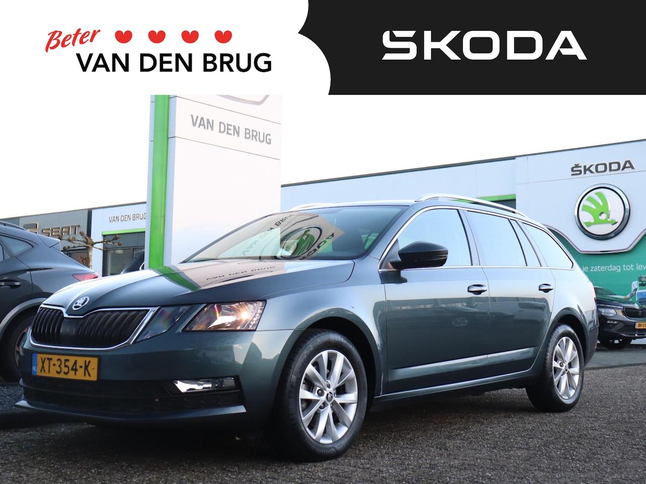 Skoda Octavia Combi - 1.0 TSI 115pk Ambition Business | Cruise control | Navigatie | Parkeersensor achter | Appl - AutoWereld.nl