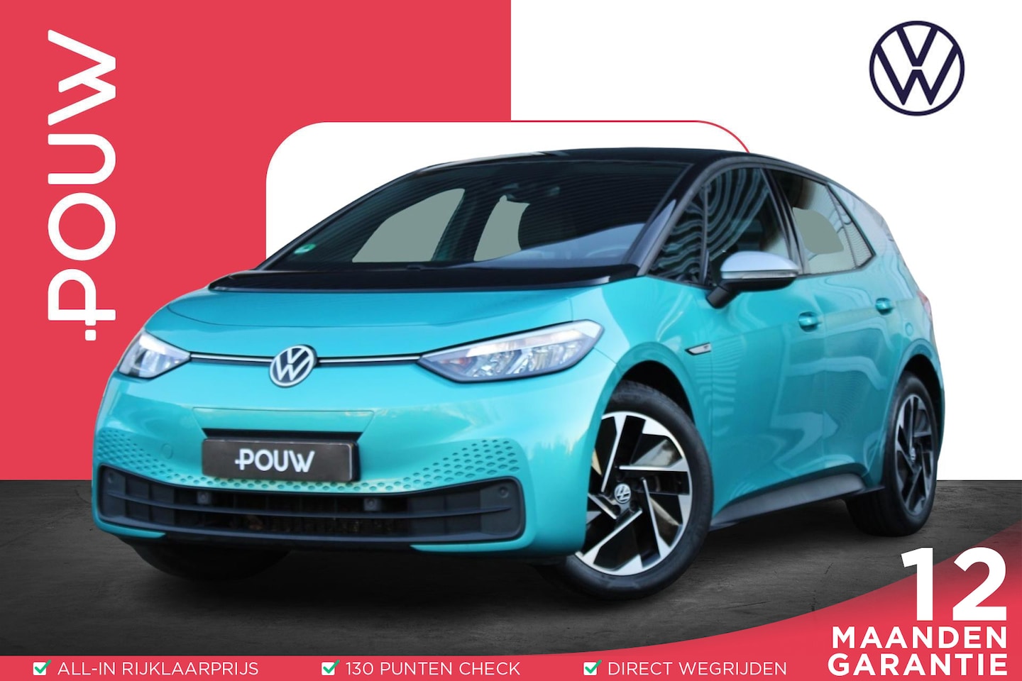 Volkswagen ID.3 - 204pk First 58 kWh | SoH 93% | Apple Carplay & Android Auto | 18" LM Velgen | Navigatie - AutoWereld.nl