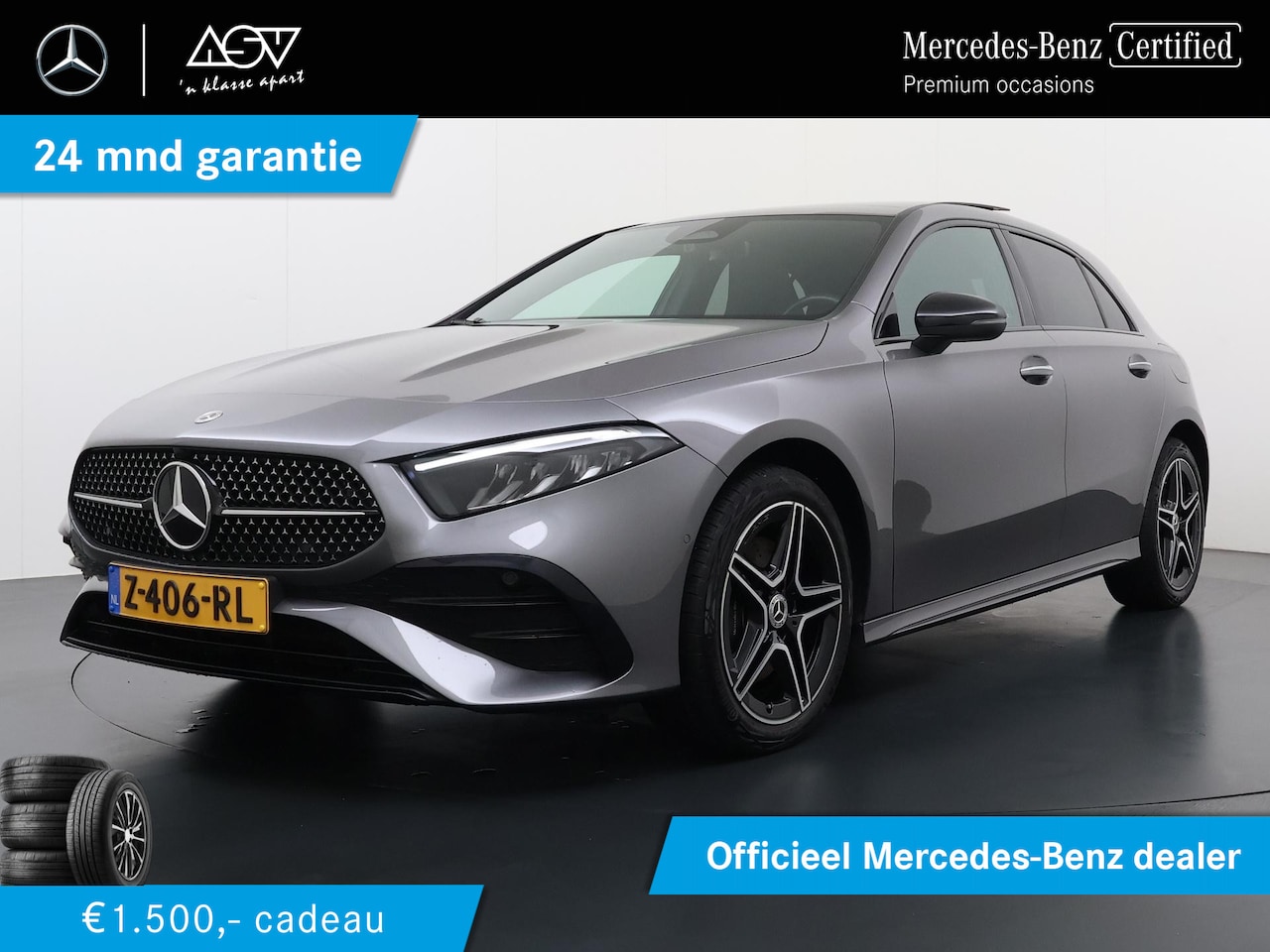 Mercedes-Benz A-klasse - 250 e AMG Line | Panorama - Schuifdak | Trekhaak Wegklapbaar | Verwarmd Stuurwiel | Smartp - AutoWereld.nl