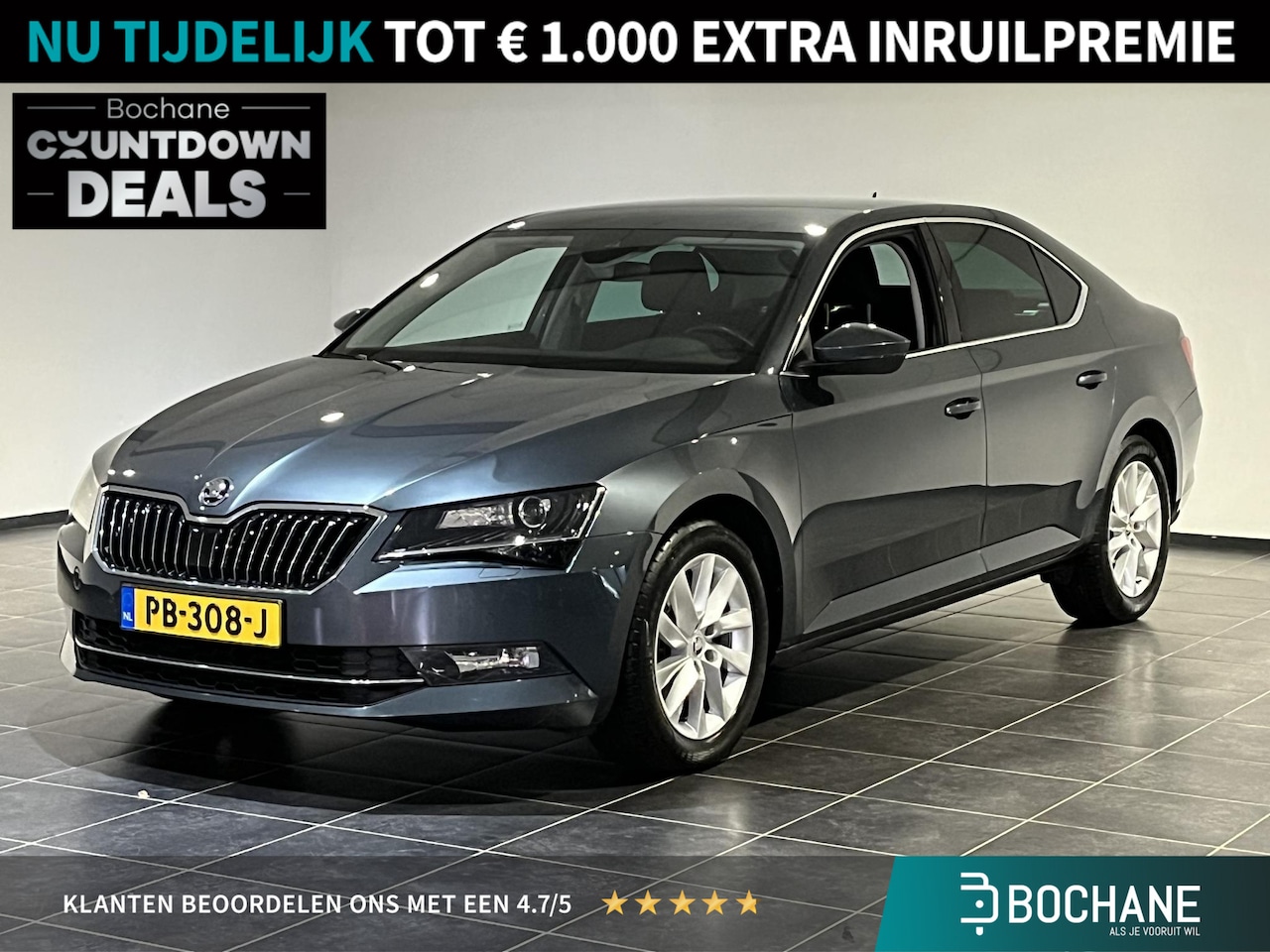 Skoda Superb - 1.4 TSI ACT Ambition Business | Navigatie | Cruise control | Parkeersensoren - AutoWereld.nl