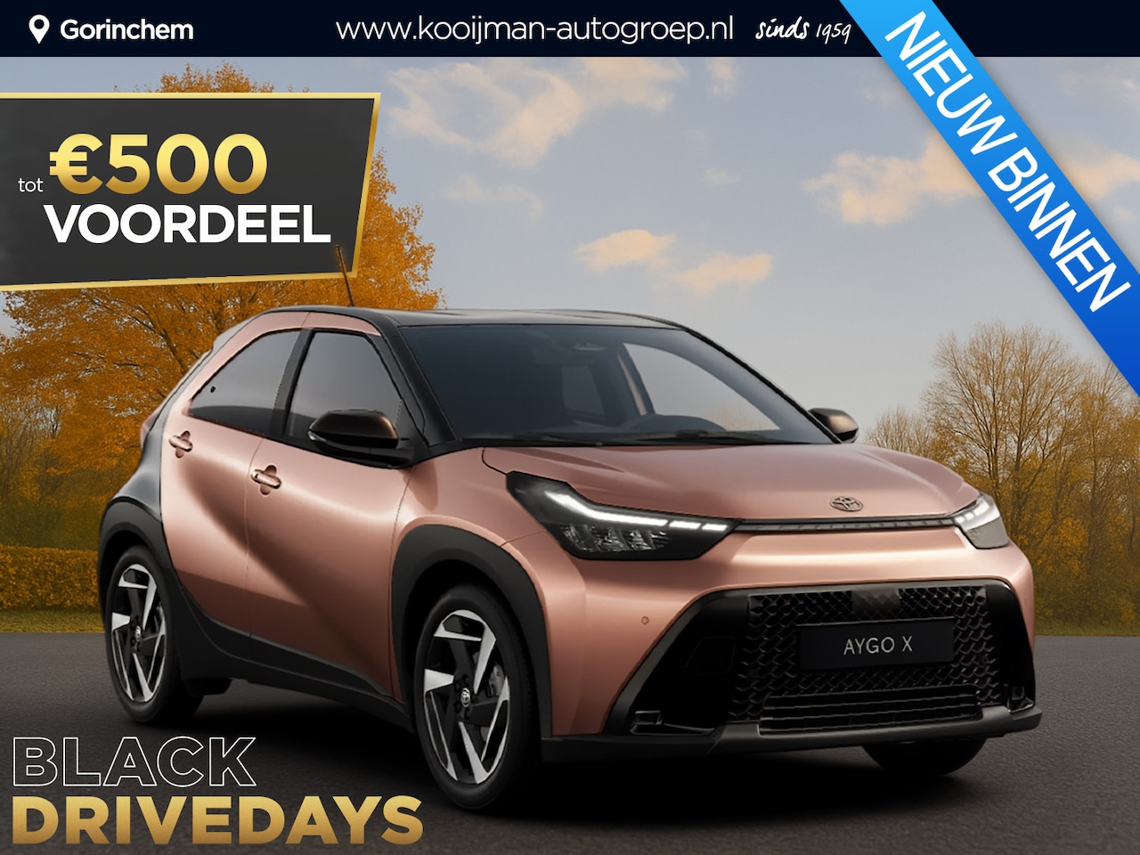Toyota Aygo X - Hybrid 115 play €23.250,- RIJKLAAR! Nu €500,- voordeel! Nu extra scherp geprijsd! - AutoWereld.nl