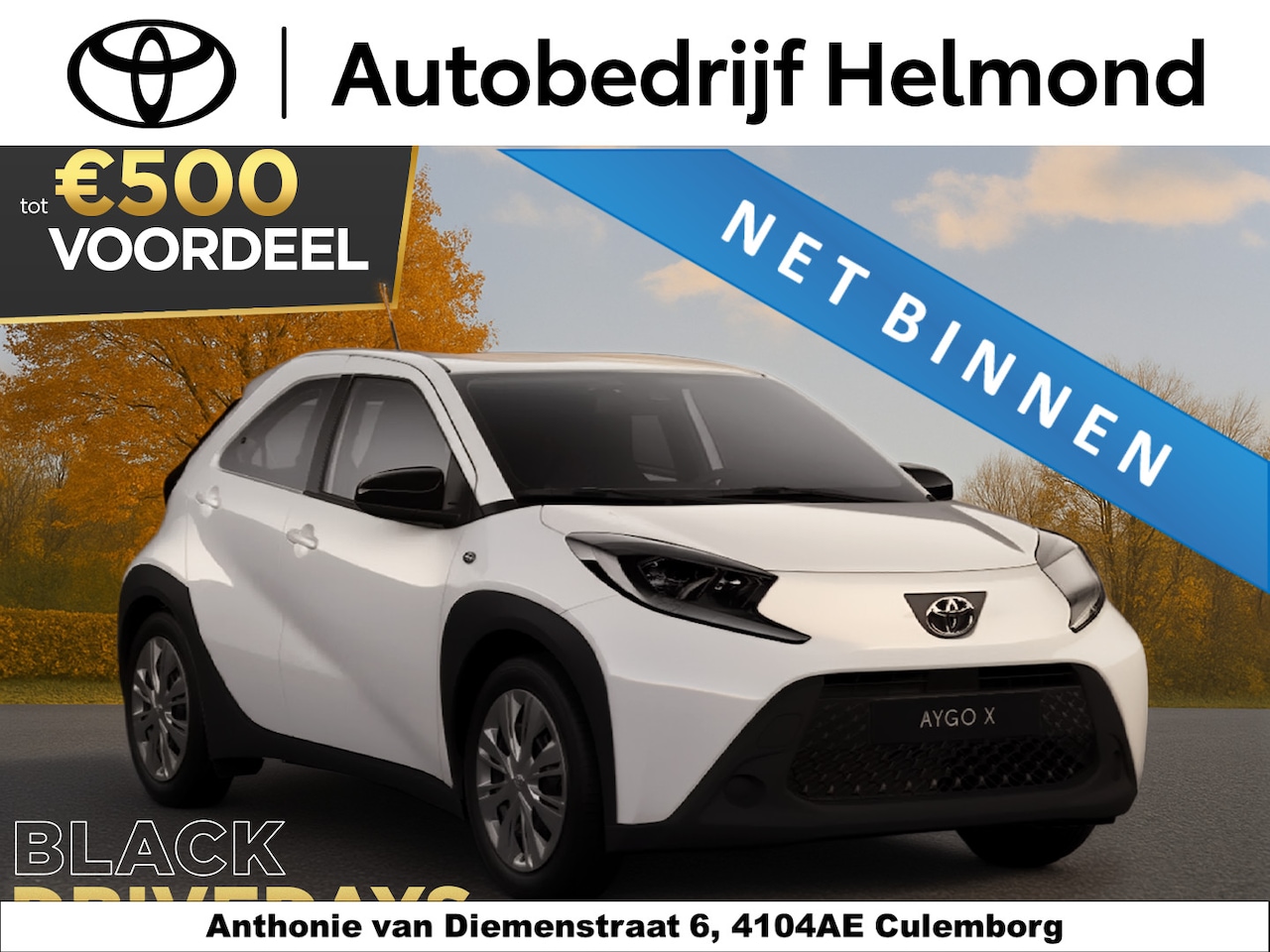 Toyota Aygo X - 1.0 VVT-i MT Play €20.750,- RIJKLAAR! Nu €500,- voordeel! Nu extra scherp geprijsd! - AutoWereld.nl