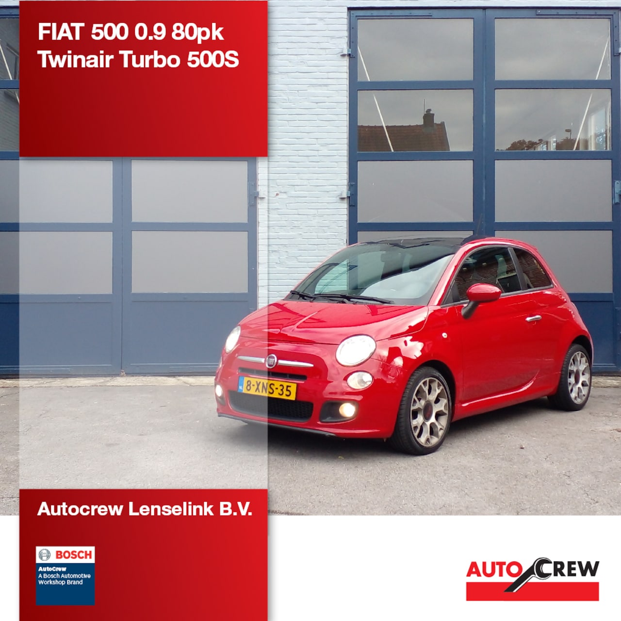 Fiat 500 - 0.9 80pk Twinair Turbo 500S | Origineel NL | - AutoWereld.nl