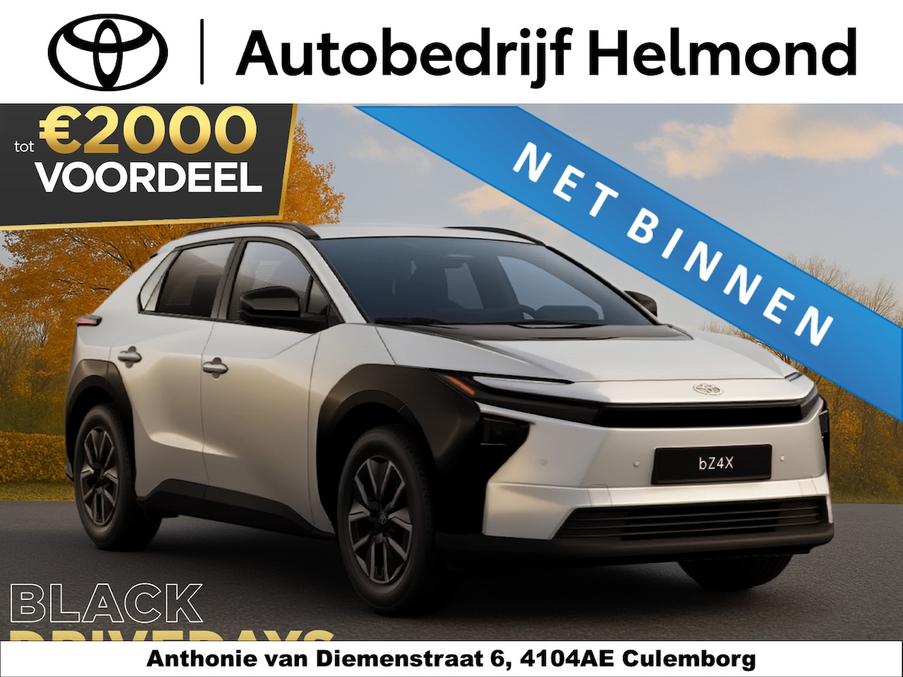 Toyota bZ4X - Active Limited Edition 58 kWh €37.995,- RIJKLAAR! Nu €2.000,- voordeel! Nu extra scherp ge - AutoWereld.nl