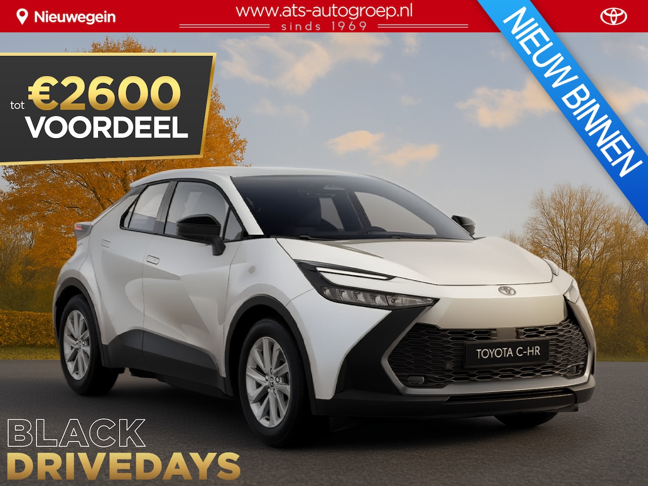 Toyota C-HR - 2.0 Plug-in Hybrid 220 Active €37.395,- RIJKLAAR! Nu €2.600,- voordeel! Nu extra scherp ge - AutoWereld.nl