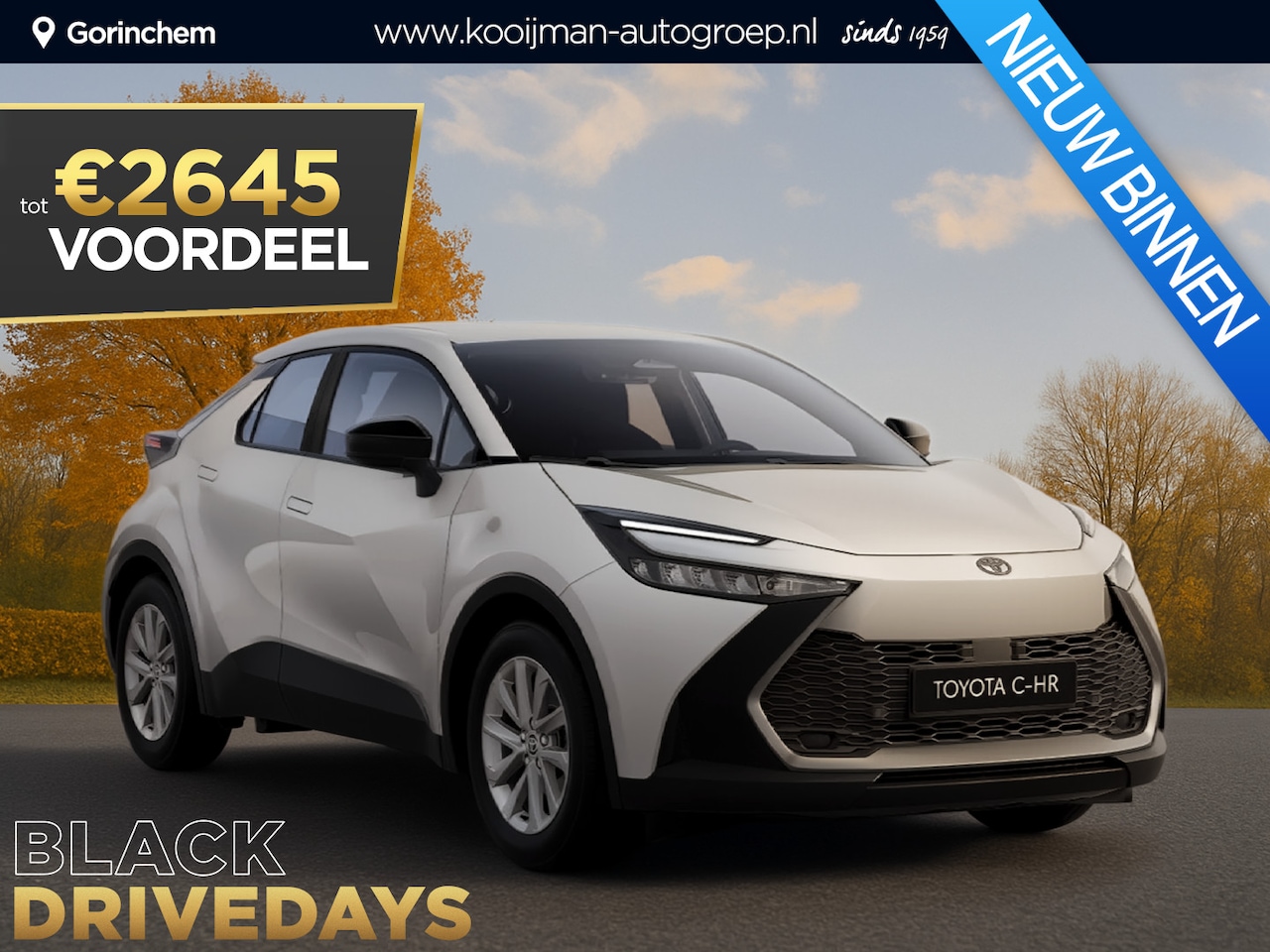 Toyota C-HR - 1.8 Hybrid 140 Active €33.650,- RIJKLAAR! Nu €2.645,- voordeel! Nu extra scherp geprijsd! - AutoWereld.nl