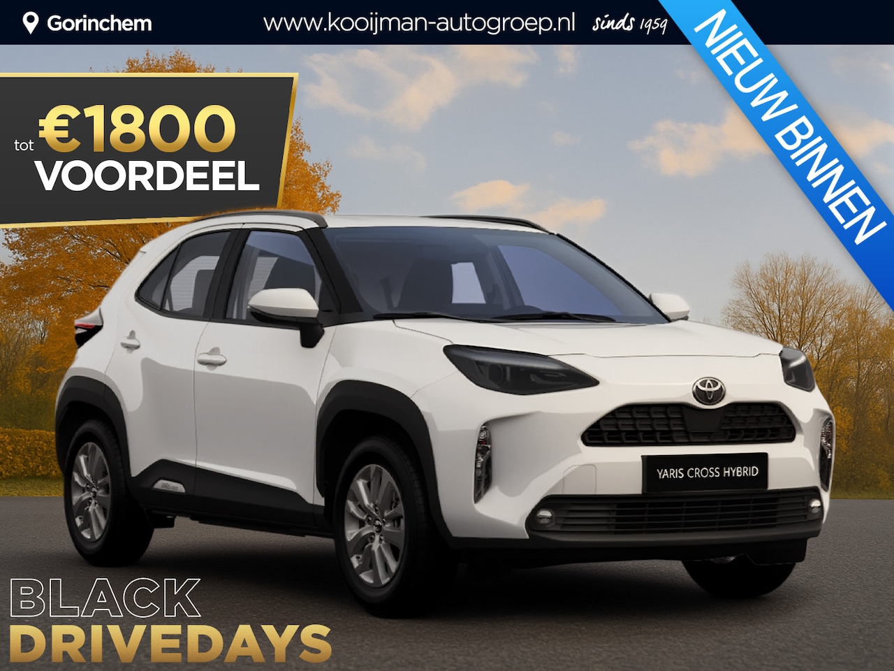 Toyota Yaris Cross - 1.5 Hybrid 115 Active €29.695,- RIJKLAAR! Nu €1.800,- voordeel! Nu extra scherp geprijsd! - AutoWereld.nl