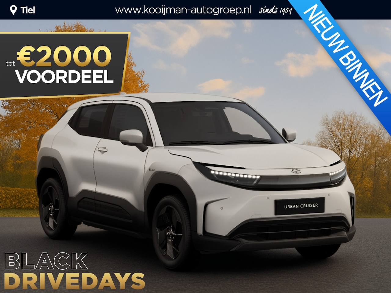 Toyota Urban Cruiser - Active 49 kWh €30.995,- RIJKLAAR! Nu €2.000,- voordeel! Nu extra scherp geprijsd! - AutoWereld.nl