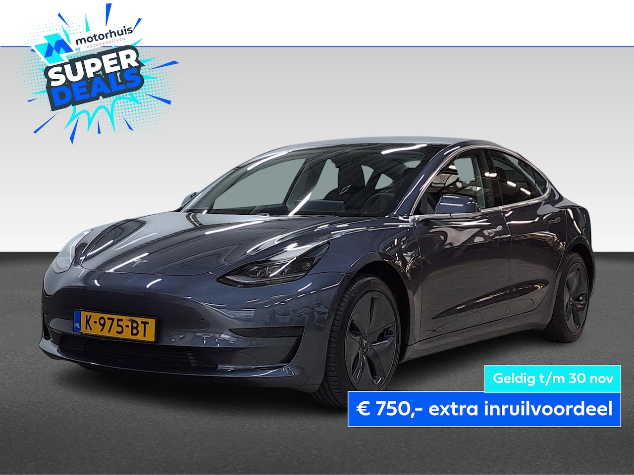 Tesla Model 3 - Standard Plus RWD 60KWH 238PK PANO LEDER NAVI CAMERA - AutoWereld.nl