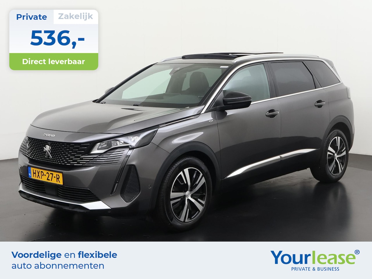 Peugeot 5008 - 1.2 PureTech GT 7p. | All-in 536,- Private Lease | Direct uit voorraad - AutoWereld.nl