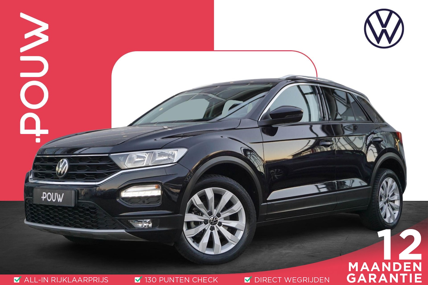 Volkswagen T-Roc - 1.0 TSI 110pk Style | Achteruitrijcamera | Navigatie | Apple Carplay & Android Auto - AutoWereld.nl