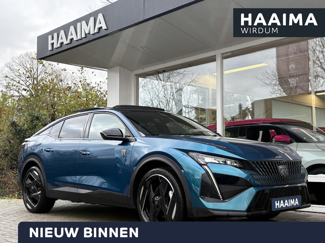 Peugeot 408 - 1.6 HYbrid GT 180 EAT8 | Schuif-/kanteldak | Full LED | Focal Audio | 360gr Camera | Elekt - AutoWereld.nl