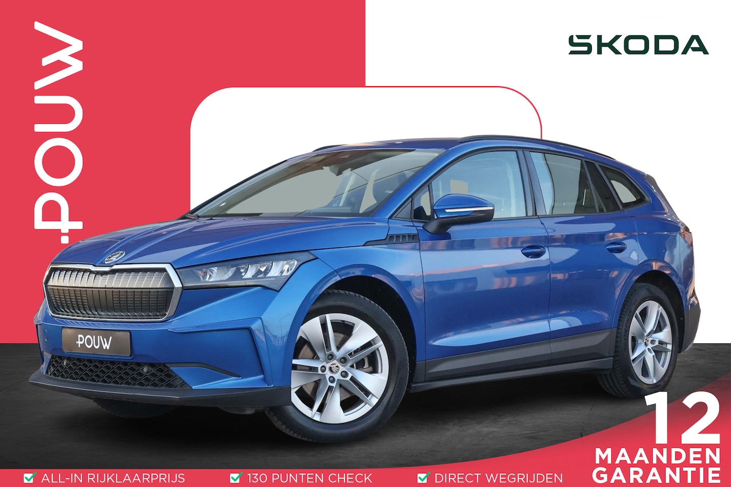 Skoda Enyaq iV - 60 180pk | SoH 94% | Trekhaak Wegklapbaar | Navigatie | PDC - AutoWereld.nl