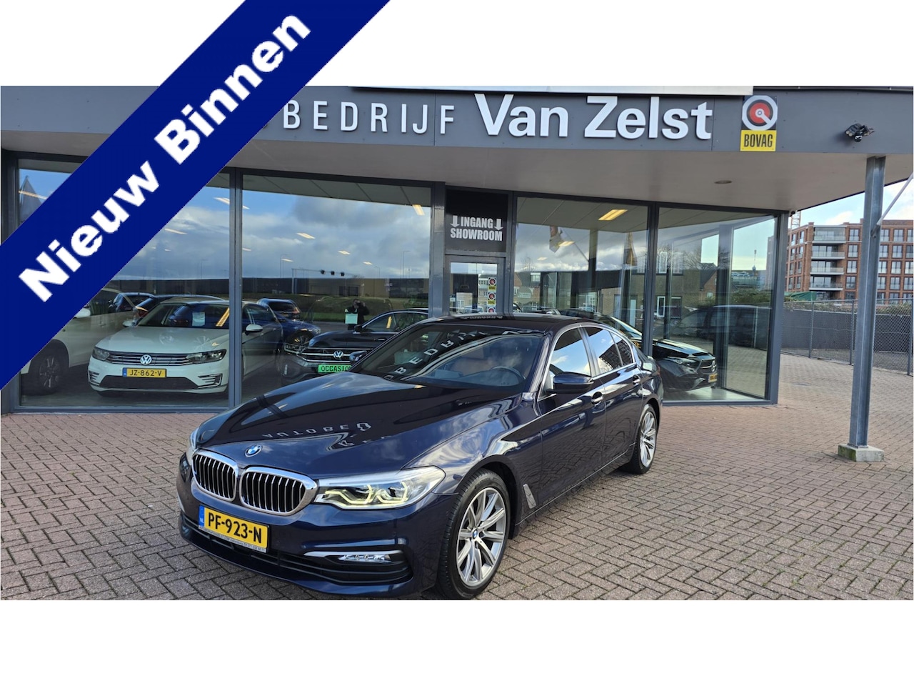 BMW 5-serie - 520d High Executive **Automaat 8 Vers** Luxe lederen bekleding**LED**Airco automatisch**Co - AutoWereld.nl