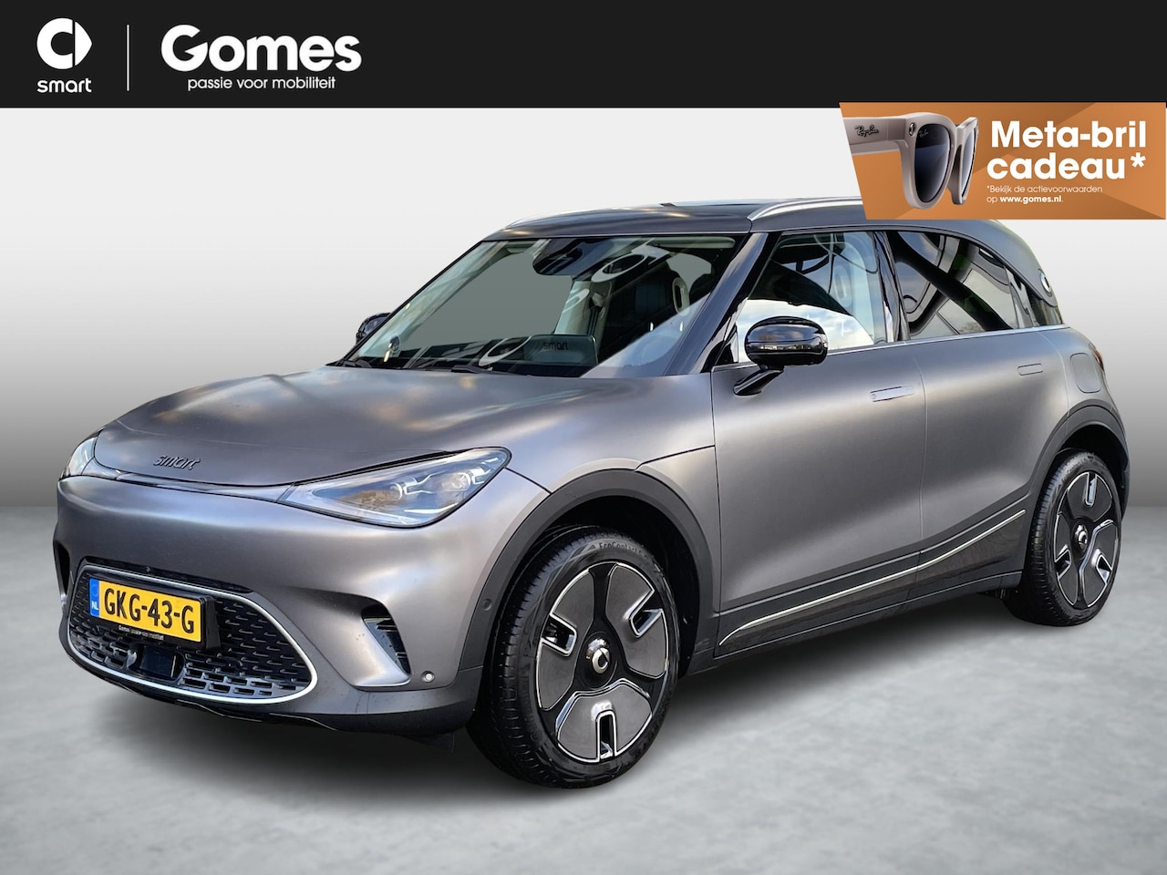 Smart #1 - Premium 66 kWh Adaptive cruise control | Panoramadak | Elektrische stoelen | Head-up displ - AutoWereld.nl