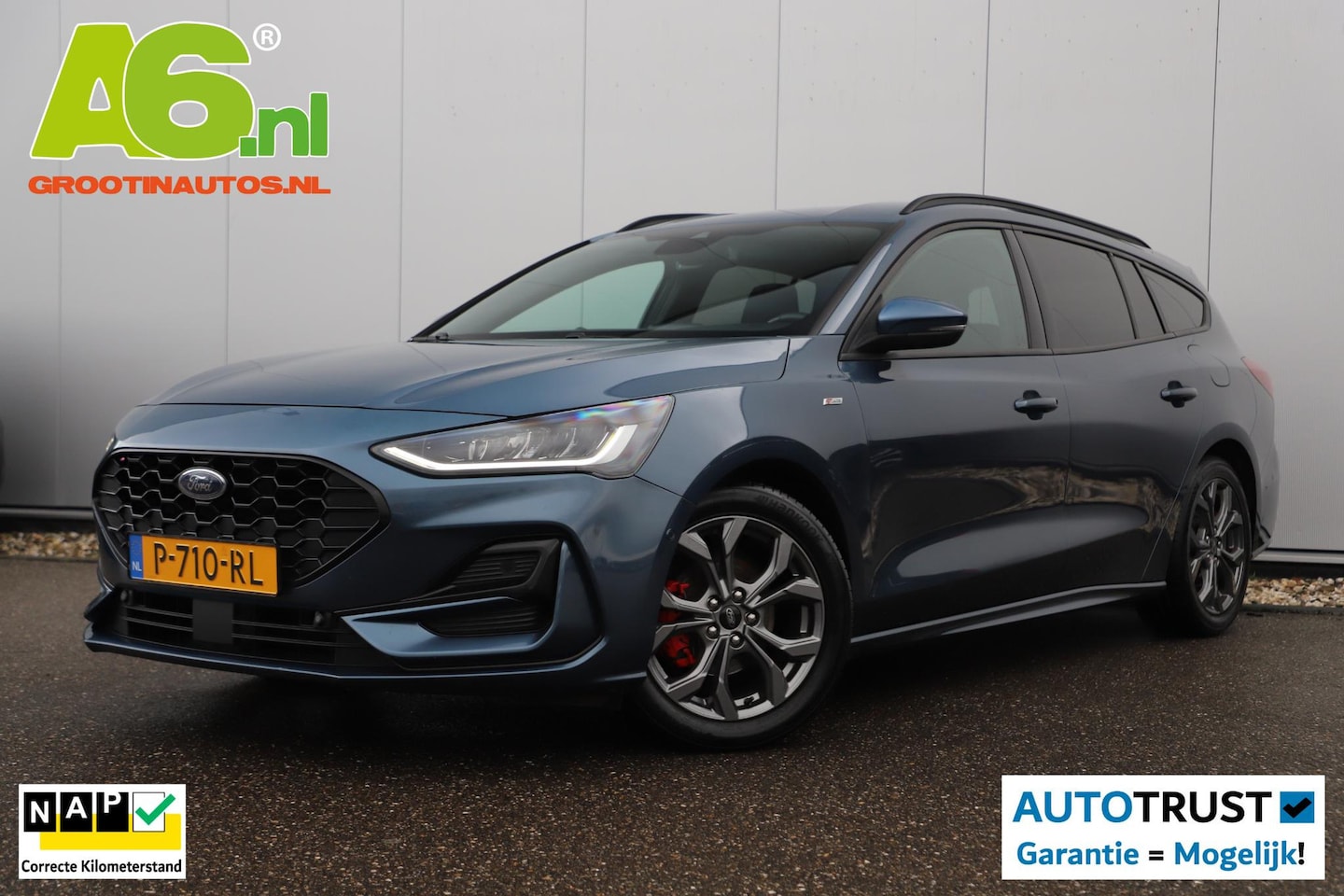 Ford Focus Wagon - 1.0 EcoBoost Hybrid ST Line Style 125PK Navigatie Achteruitrijcamera Climate Stuur & Stoel - AutoWereld.nl