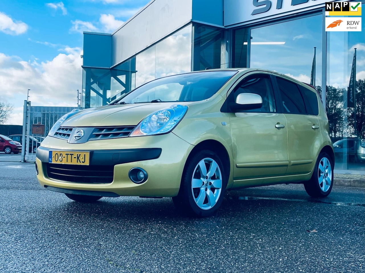 Nissan Note - 1.6 Tekna 1.6 Tekna, Automaat, Airco, Trekhaak, NAP, Nieuw APK, - AutoWereld.nl