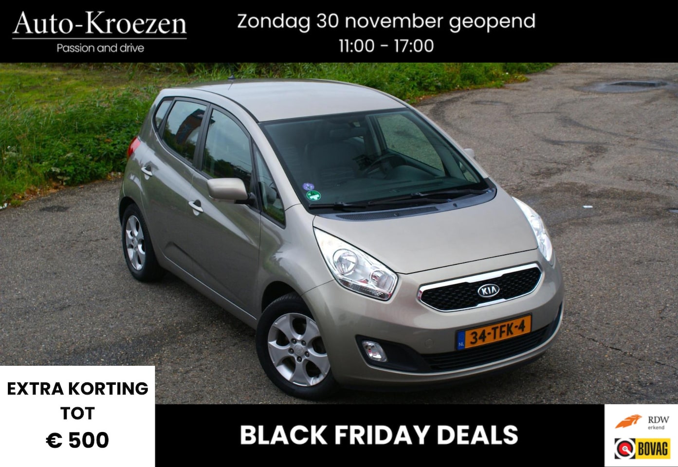 Kia Venga - 1.4 CVVT X-ecutive | Camera | Navigatie | Volledig onderhouden | - AutoWereld.nl
