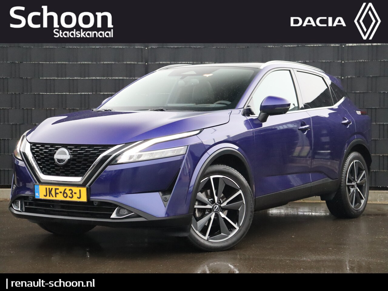 Nissan Qashqai - 1.3 MHEV Xtronic Business Premium | Adap. Cruise | Leder | 360 Camera | HUD | Bose | Panor - AutoWereld.nl