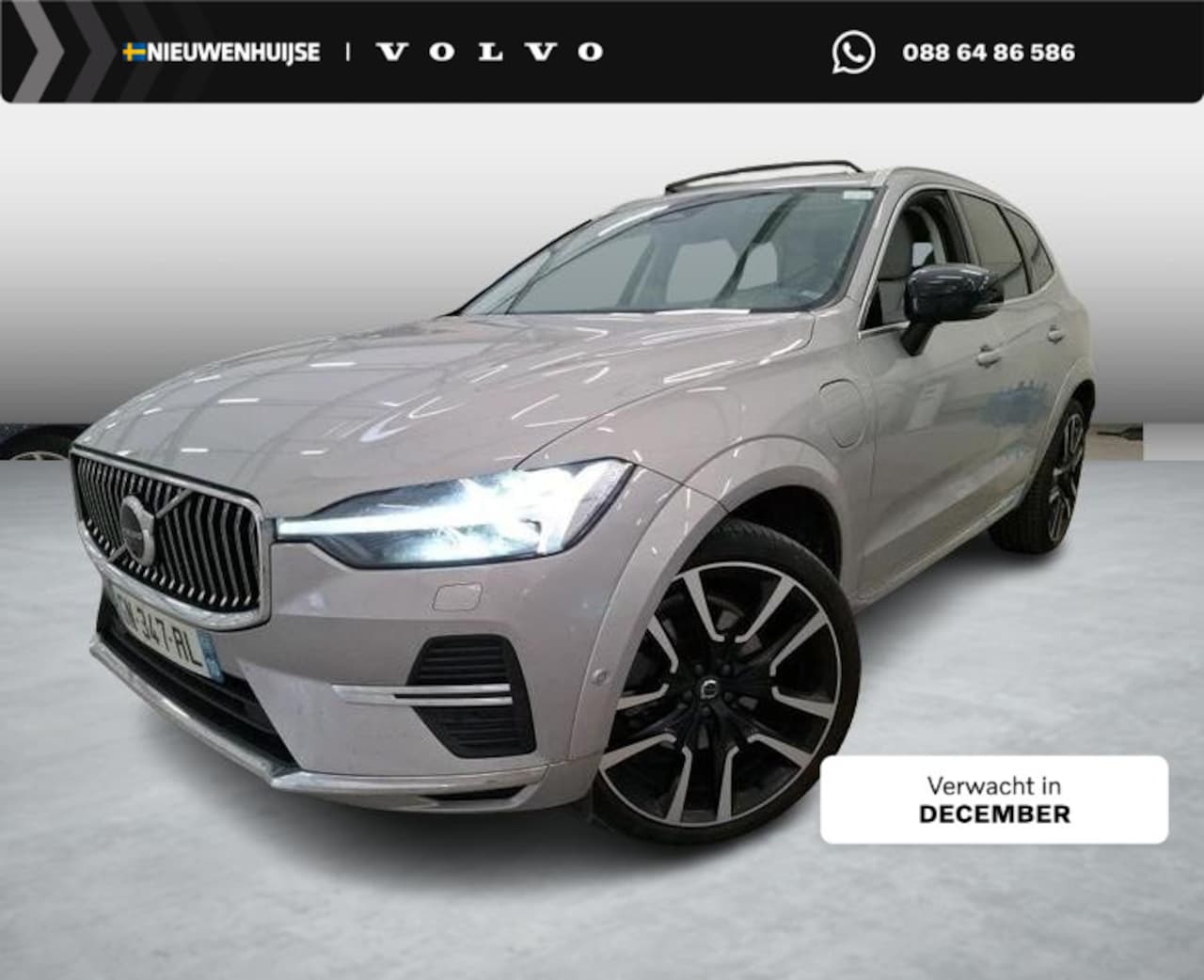 Volvo XC60 - 2.0 T6 Plug-in hybrid AWD Ultimate Bright | Trekhaak | Adaptive cruise control | Head-up d - AutoWereld.nl