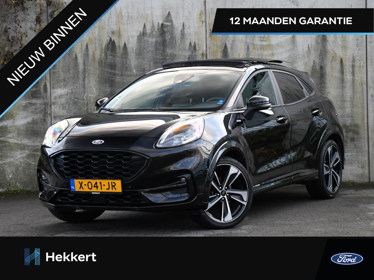 Ford Puma - ST-Line X 1.0 EcoBoost Hybrid 155pk SCHUIF-DAK | TREKHAAK | 19''LM | WINTER PACK | B&O | A - AutoWereld.nl