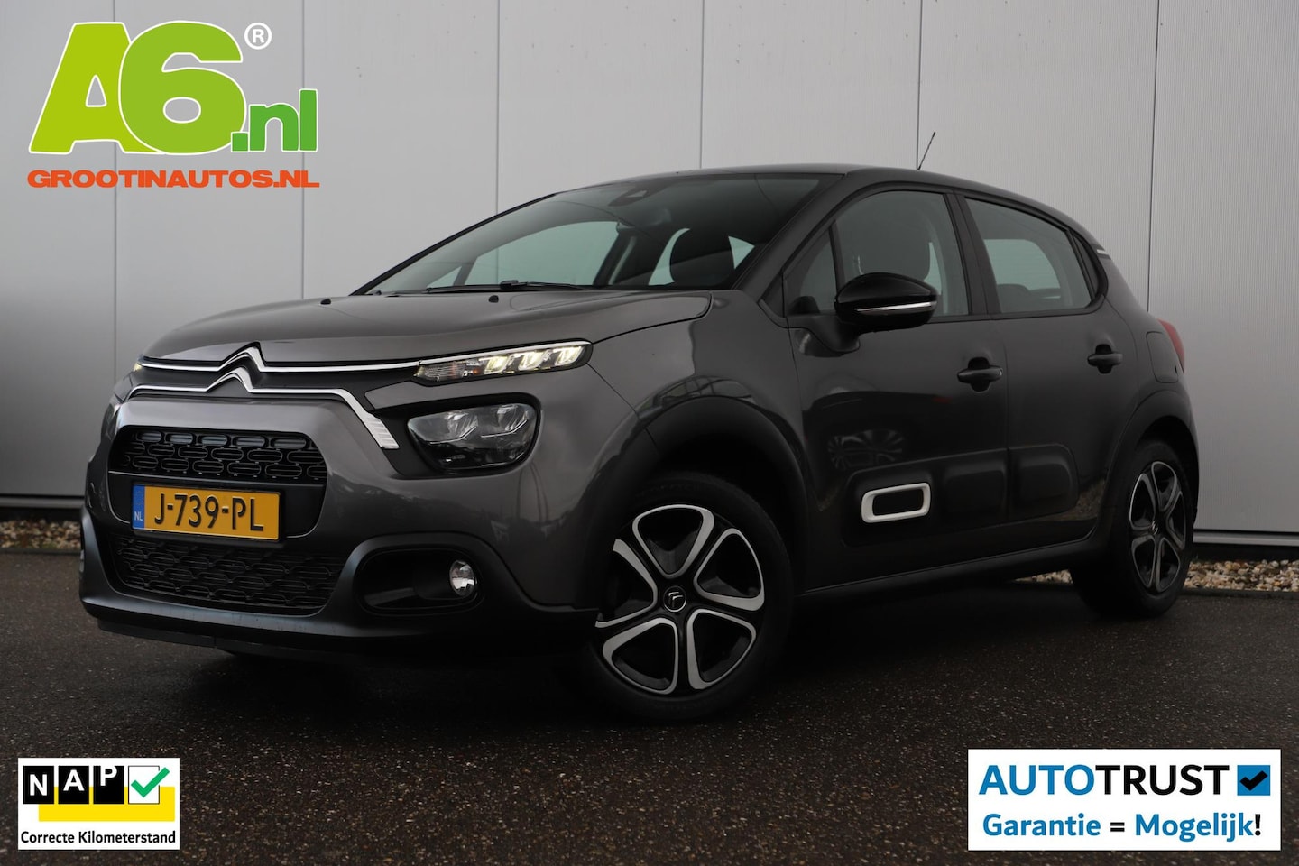 Citroën C3 - 1.2 PureTech Feel Trekhaak Navigatie Carplay Android Climate Cruise Control Rijstrooksenso - AutoWereld.nl