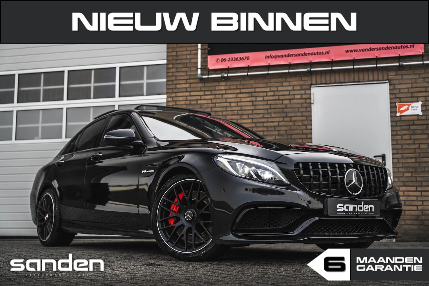 Mercedes-Benz C-klasse - AMG C63s 511pk|Pano|HUD|360cam|Memory|ACC - AutoWereld.nl