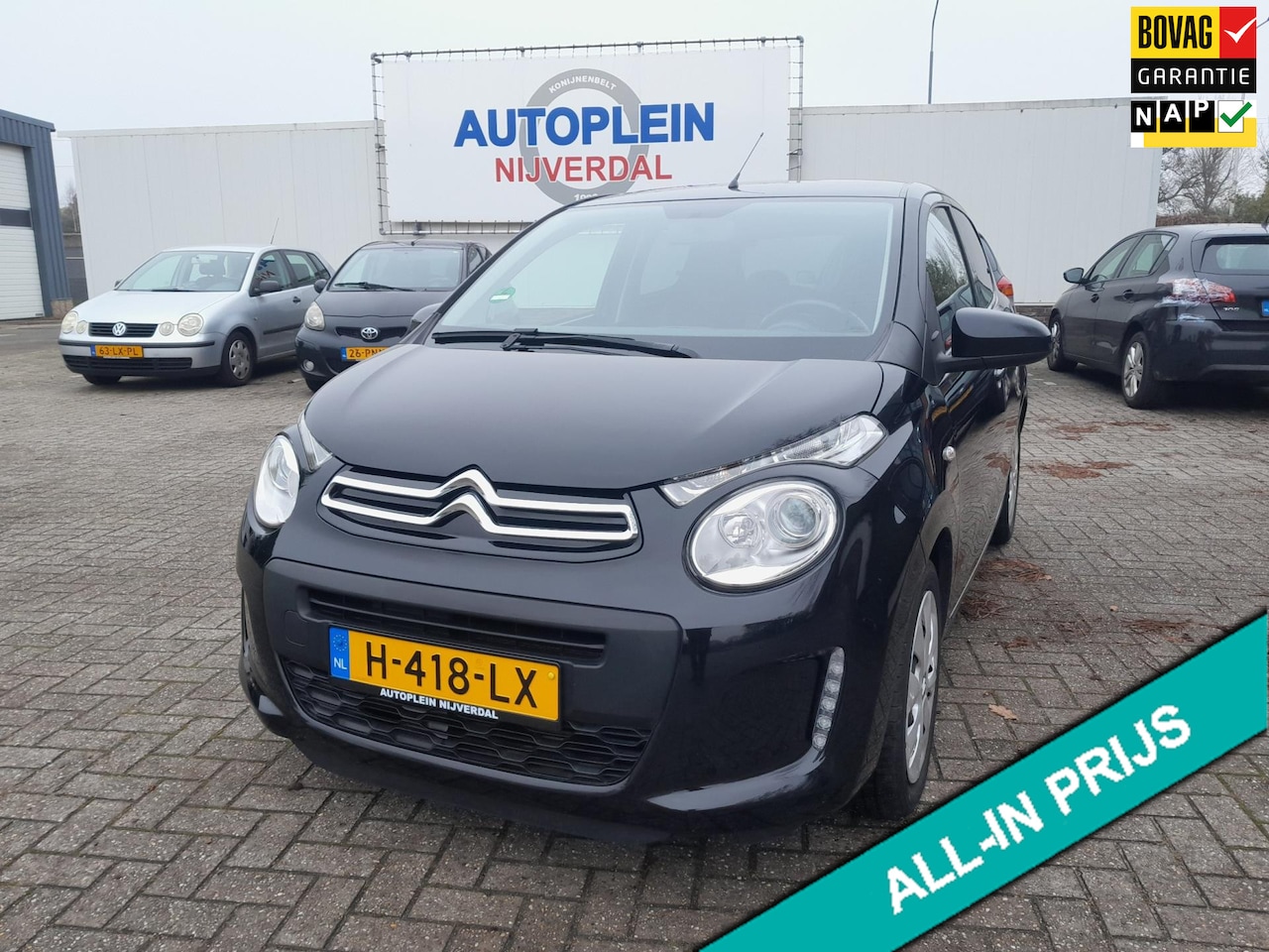Citroën C1 - 1.0 VTi Feel nette in Nederland nieuw geleverde auto in het zwart! - AutoWereld.nl