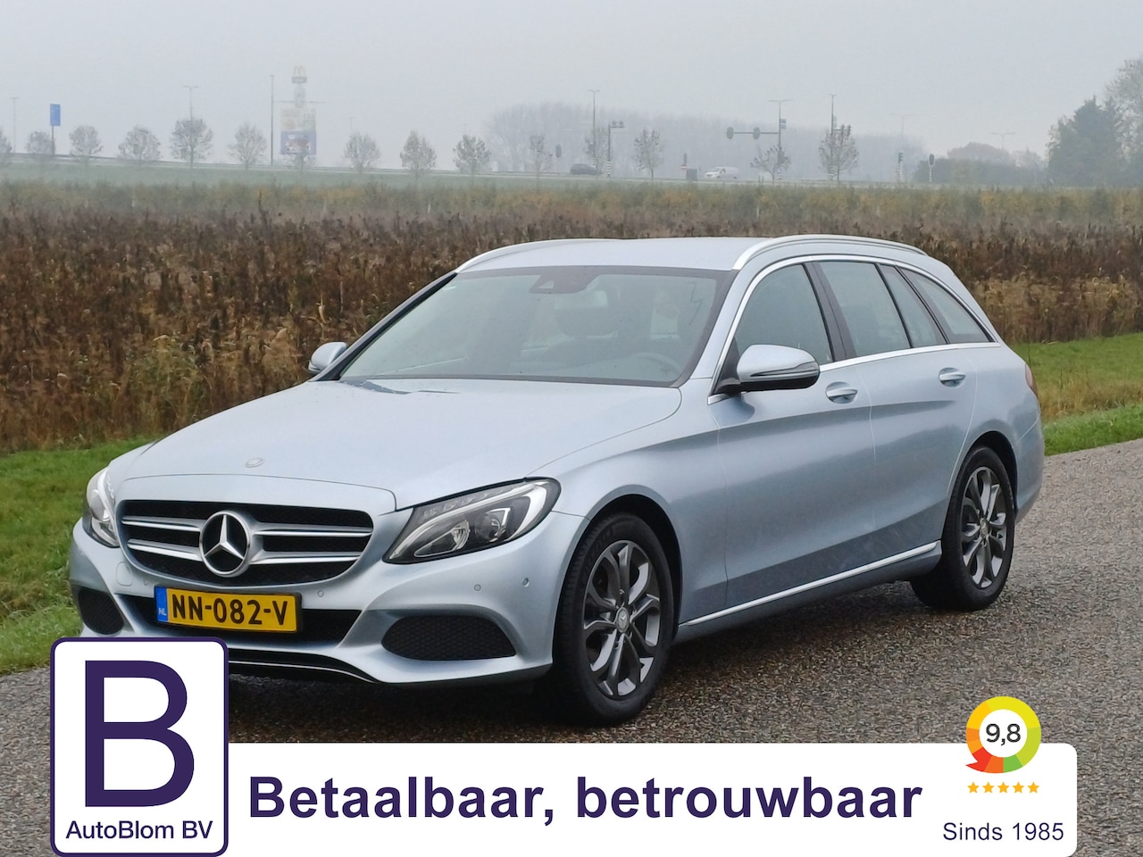 Mercedes-Benz C-klasse Estate - 180 Prestige /Lage Km!/Cruise/Navi/Trekh/17"/ - AutoWereld.nl