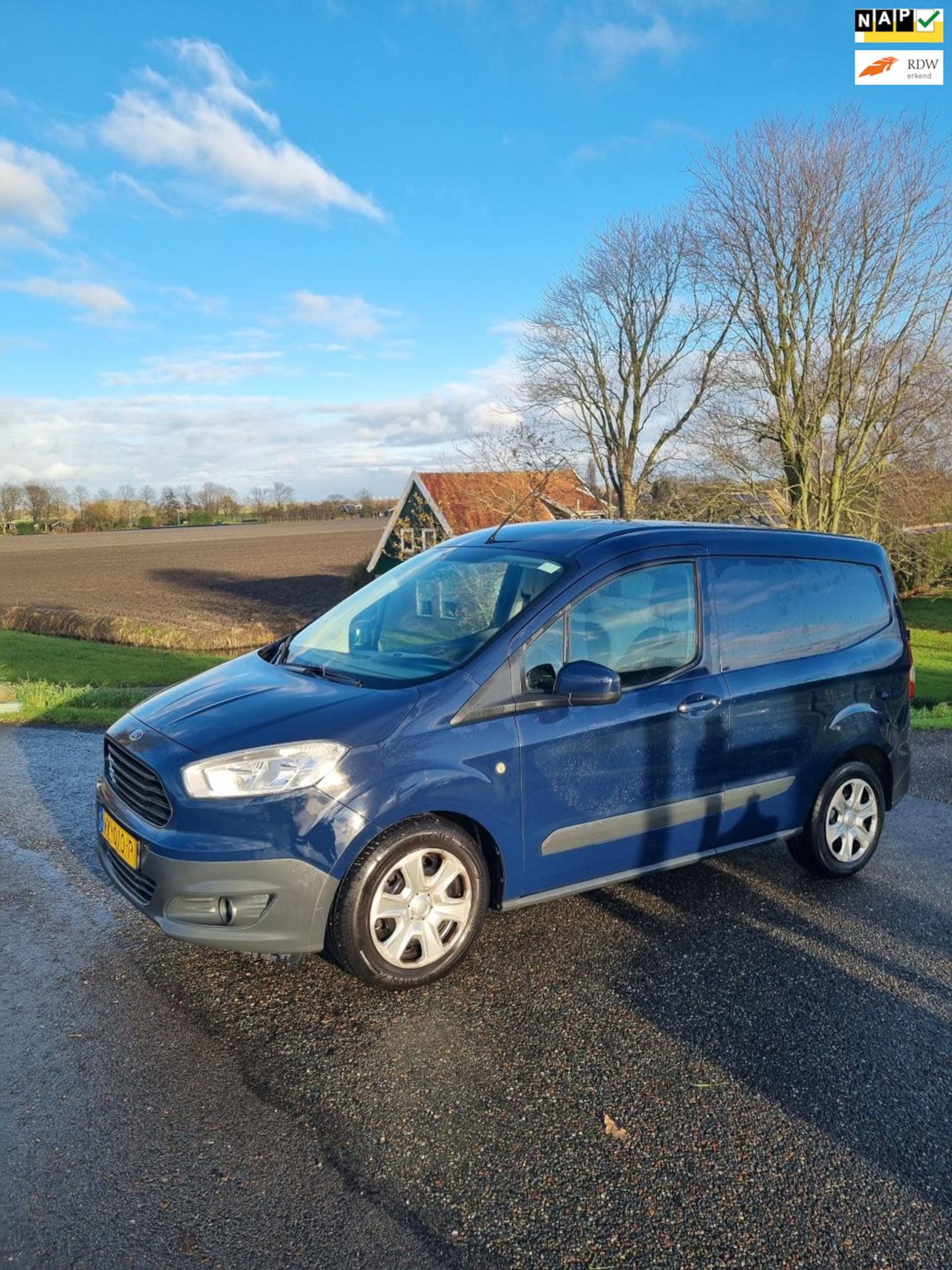 Ford Transit Courier - 1.5 TDCI Trend 1.5 TDCI Trend, A/C, Cruise, Zijschuifdeur, Nette staat. - AutoWereld.nl
