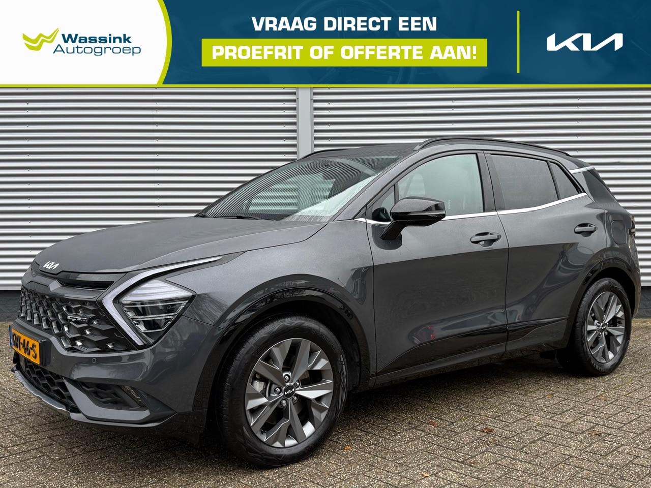 Kia Sportage - 1.6 T-GDi 230pk Hybrid AT6 GT-Line | Elektrische Trekhaak | Schuif/Kanteldak | Stoel/Stuur - AutoWereld.nl